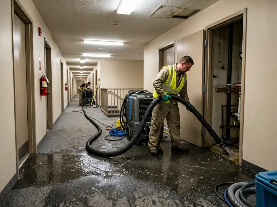 multi-unit-apartment-hallway-f-005 — frequently asked questions, Emergency Burst Pipe Water Extraction & Removal in Claryvil…